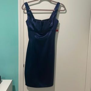 Connected apparel blue dress